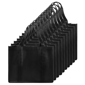 Reusable foldable shopping bag by Hot Trend Vault, eco-friendly large capacity tote for women, with stylish design and sturdy handles.