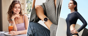 Hot Trend Vault Anyloop smartwatch for women with 1.27-inch display, fitness tracking, customizable watch faces, and call features.