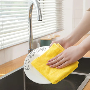 5/10/20 Microfiber Cleaning Cloth - Super absorbent and quick-drying,Kitchen、Bathroom、Car、Furniture without Traces - Durable and