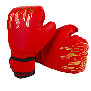 Boxing Gloves Breathable PU Leather Fighting Gloves Kids Boxing Training Kickboxing Gloves for Gym Indoor Outdoor Sport