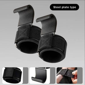 Hot Trend Vault LINGPENG weight lifting hook grips with wrist wraps, durable pro-grade support for lifters in workout or gym use
