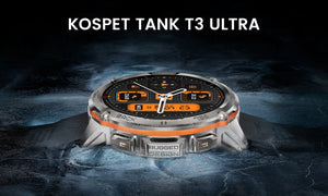 2024 NEW KOSPET TANK T3 Ultra GPS Smart Watches For Men Smartwatch Women Waterproof Electronic Fitness Digital Bluetooth Watches