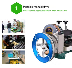 Hand Crank Stainless Steel SugarCane Machine Manual Sugar Cane Juicer 100% Sugar Cane Juice Machine 50kg/H