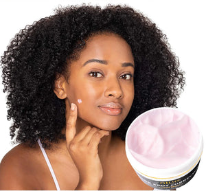 Unisex Collagen 5-in-1 skin care kit from Hot Trend Vault featuring bottles and jars for even tone and glowing skin.