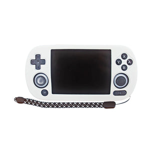 Silicone Case Protective Cover HD Tempered Glass Screen Protector for ANBERNIC RG40XX H Soft Skin Cover Case with Lanyard