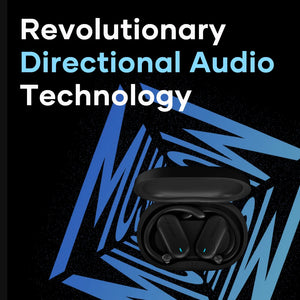 Wavefun Sense Open Ear Headphones Bluetooth Earphone with Adjustable Ear Hook Super Bass Earbuds BT5.3 Headsets with Microphone