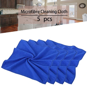 Hot Trend Vault microfiber cleaning cloths, lint-free and streak-free, ideal for home cleaning and surface polishing.
