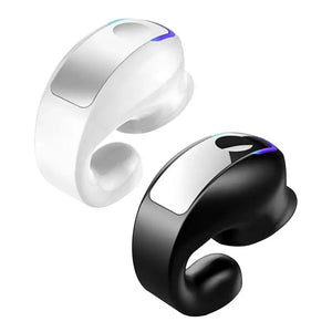 Ear Clip Headphones Waterproof Wireless Earbuds 6Hrs Playback HD Stereo Audio Over-Ear Earphones Built-in Mic For Sports