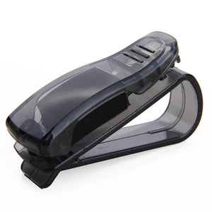 Universal Car Auto Sun Visor Glasses Box Sunglasses Clip Card Ticket Holder Stand Fastener Pen Case Eyeglasses Car Accessories