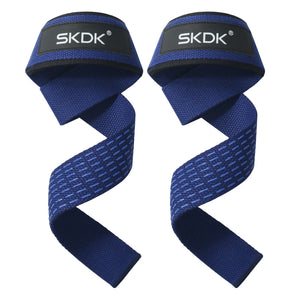 Non-slip adjustable weightlifting wrist straps from Hot Trend Vault, designed for athletes to enhance grip during workouts.
