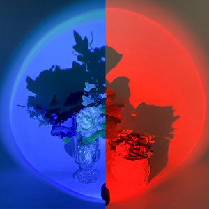 USB LED Sunset Lamp Ambient light Projector Photography Wall Atmosphere Neon Lights for Party Bedroom Living Room Decoration