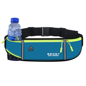 Sport Running Phone Case Waist Bag For Women Men Waterproof Comfortable Cycling Running Bag Safty Reflective Tape Sport Belt