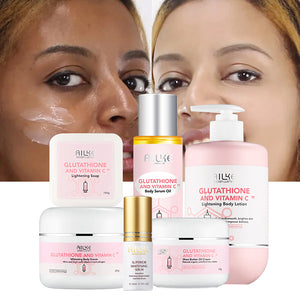 Hot Trend Vault AILKE whitening skin care set for women, featuring brightening, hydrating products with organic vitamin C for radiant skin.