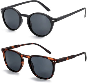 Vintage unisex polarized sunglasses with UV400 protection, ideal for driving and outdoor activities, by Hot Trend Vault.