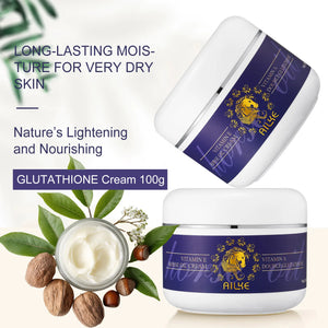 AILKE Whitening Skin Care Set for all skin types, featuring products to help reduce dark spots and brighten skin tone.