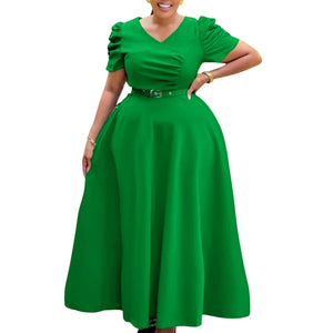 Elegant A Line Women Dresses Office Ladies Classy Business Party Modest Classy Church Event Birthday Wedding Guest Female Gowns