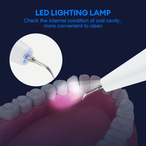Hot Trend Vault Hailicare ultrasonic dental scaler for home use, removes calculus, stains, tartar, and whitens teeth.