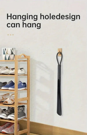 Hot Trend Vault plastic extra long flexible shoe horn for pregnant women, durable, no bend, effortless use, helps with shoe wear.
