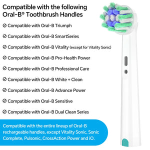 Oral B Cross Action Heads For Adults Deep Clean Replacement