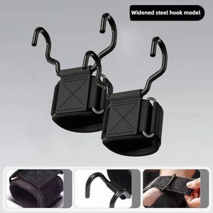 Hot Trend Vault LINGPENG weight lifting hook grips with wrist wraps, durable pro-grade design for strength training and lifting support.