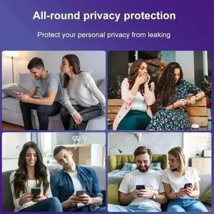 Hot Trend Vault Shukui privacy screen protector for iPhone, anti-spy clear film preventing screen visibility from side angles.