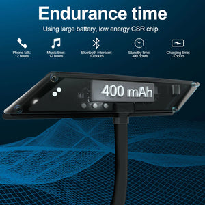 Fodsports F2 Motorcycle Bluetooth Intercom helmet Headset Wireless Intercomunicador 1000m IP67 Waterproof