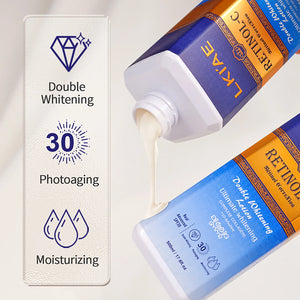 Hot Trend Vault AILKE Retinol Whitening Skin Care Set with soap, designed for all skin types to reduce dark spots and wrinkles.