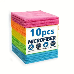5/10/20 Microfiber Cleaning Cloth - Super absorbent and quick-drying,Kitchen、Bathroom、Car、Furniture without Traces - Durable and