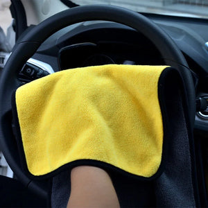 Microfiber Cleaning Towel Extra Soft Super Absorbent Car Cleaning Cloth Professional Detailing Car Drying Towel Wash Accessories