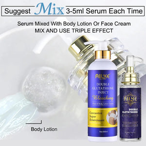 Hot Trend Vault AILKE whitening skin care set for all skin types, featuring products to reduce dark spots and brighten skin.