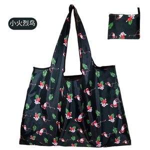 Reusable foldable shopping bag by Hot Trend Vault, large tote, eco-friendly, washable, heavy-duty, suitable for women.