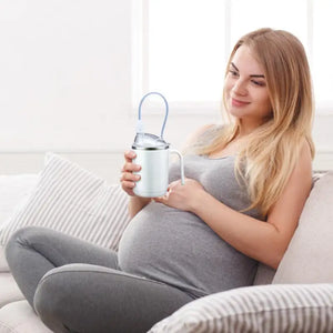 Silicone Adult Sippy Cups For Elderly Spill Proof Drinking Cup With Straw For Disabled Patient Adult Sippy Cup With Handle For