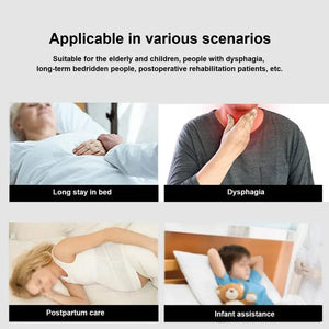 Silicone Adult Sippy Cups For Elderly Spill Proof Drinking Cup With Straw For Disabled Patient Adult Sippy Cup With Handle For