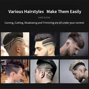 Hot Trend Vault Hair Clipper Pro Vintage T9 Edition with stainless steel blades, fast charging, ideal for home and barber use.