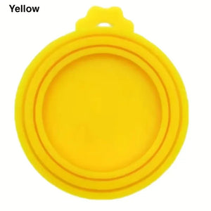 Reusable silicone pet can lid for dogs by Hot Trend Vault, BPA-free, durable, fits standard cans, with a flexible silicone design.