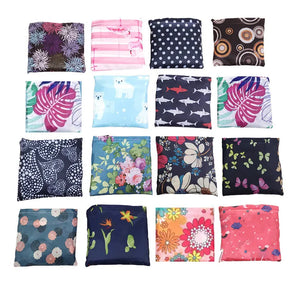 Reusable shopping bag by Hot Trend Vault, large foldable eco tote with case for women, stylish and practical for everyday use.