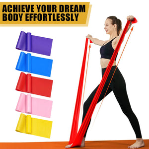 Hot Trend Vault resistance bands set for home fitness and rehab, elastic exercise bands for yoga, Pilates, and gym workouts.
