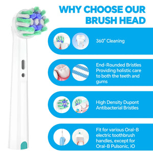 Oral B Cross Action Heads For Adults Deep Clean Replacement