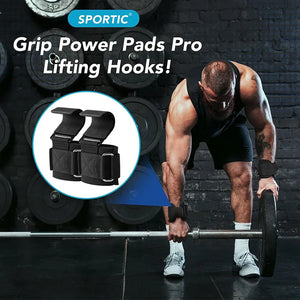 Hot Trend Vault LINGPENG weight lifting hook grips with wrist wraps, durable pro-grade support for lifters during heavy lifts.