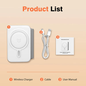 Hot Trend Vault 3-in-1 wireless charger station for Apple devices showing charging pads for iPhone, Apple Watch, and AirPods.