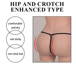 Silicone drag queen hip enhancer panties by Hot Trend Vault, designed for crossdressers and cosplay with a lifted buttock appearance.