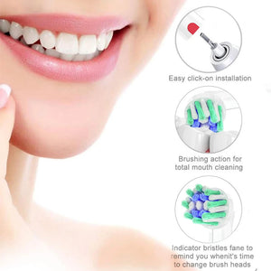 Oral B Cross Action Heads For Adults Deep Clean Replacement