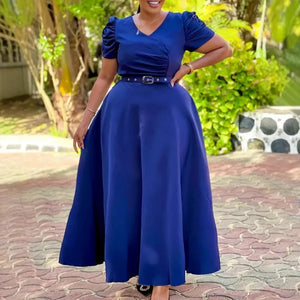 Elegant A Line Women Dresses Office Ladies Classy Business Party Modest Classy Church Event Birthday Wedding Guest Female Gowns