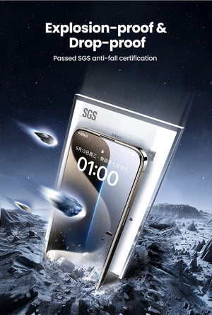 UGREEN 2PCS Automatic Dust-free Screen Protector For iPhone 17 Pro Max Tempered Glass For iPhone 17 16 Pro 17Pro Air Phone Film
