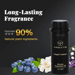 Namstecar perfume fragrance oil for home diffuser with 100ml bottle and four 5ml scent samples, from Hot Trend Vault.