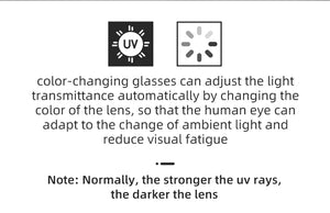 ROCKBROS Cycling Photochromic Glasses UV400 Protection Sunglasses Lightweight Bicycle Glasses Men Women Outdoor Sports Glasses