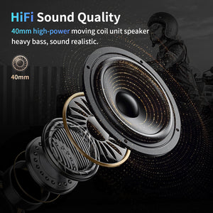 2pcs Fodsports FX-S Motorcycle Intercom Wireless Bluetooth Helmet Headset,1000M,BT5.4