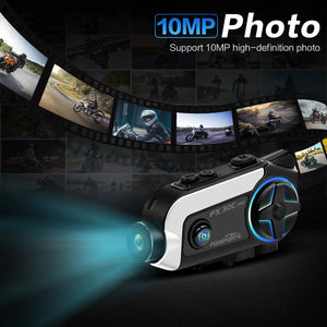 Hot Trend Vault Fodsports FX30C motorcycle Bluetooth headset with intercom and HiFi audio, shown in the image.