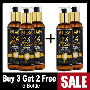 AILKE 24K Gold Collagen Whitening cream jar with gold accents, emphasizing luxury skincare for brightening and anti-aging.