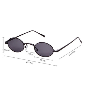 Hot Trend Vault Sorvino Skinny Steampunk Sunglasses for Women with stylish black frames and tinted lenses.